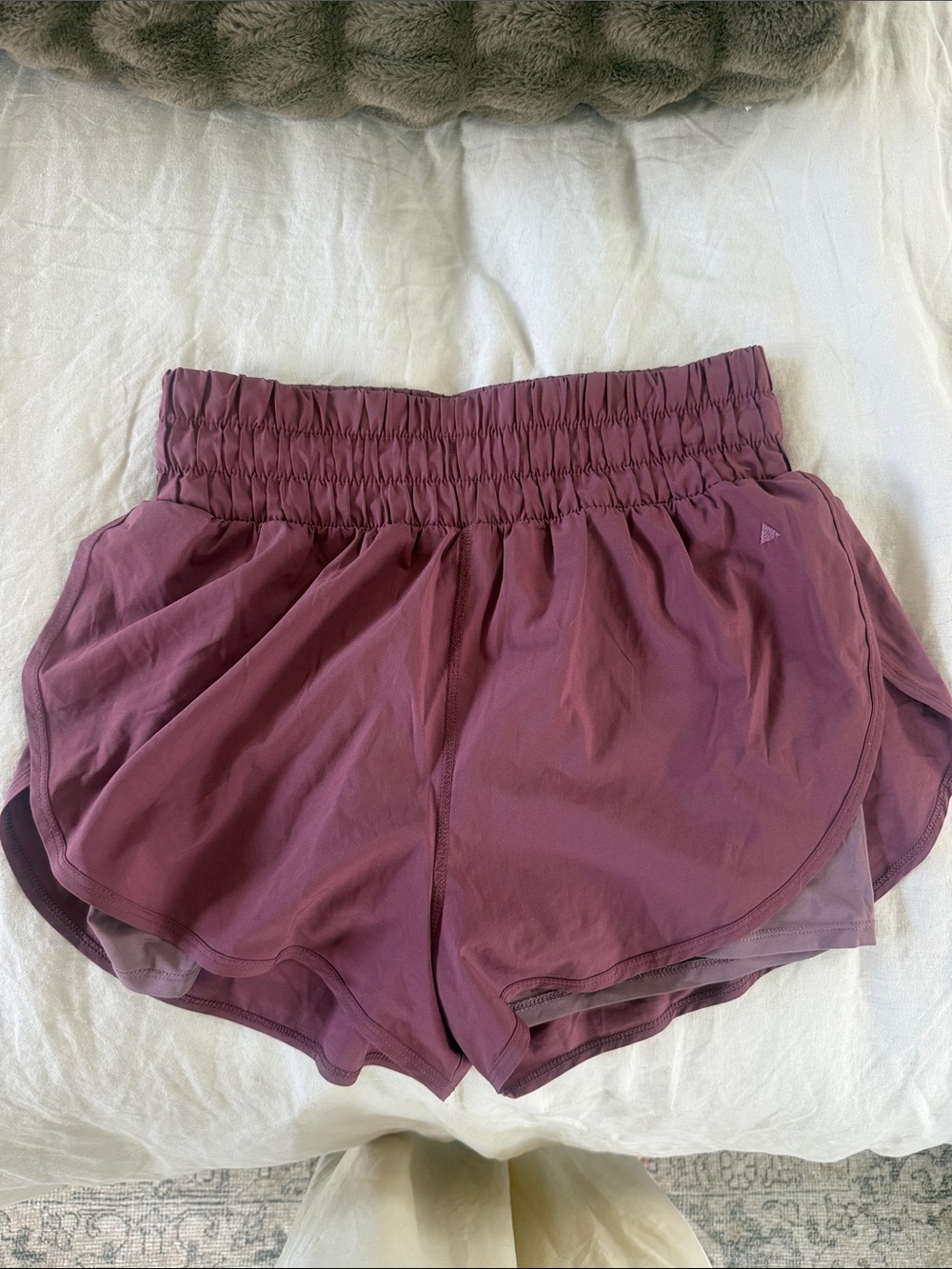 Women's Vitality Breeze High-Waist Running Shorts - Mauve